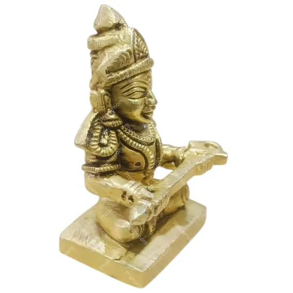 Sjl_Annapurna_Devi_Annapoorani_Idol_Statue_For_Pooja_Room_Annapurneshwari_Annada_Decorative_Showpiece_8_Cm_Brass_Gold
