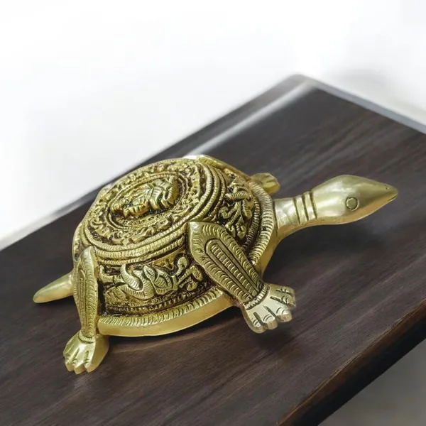 Turtle_Tortoise_For_Vastu_Handcrafted_Fengshui_Kachua_Statue_For_Good_Luck_Decorative_Showpiece_5_Cm_Brass_Gold