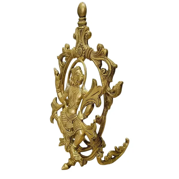 Sjl_Lord_Hanuman_Ji_Murti_Statue_Handcrafted_Statue_For_Pooja_Gift_For_Living_Room_Decorative_Showpiece_33_Cm_Brass_Gold