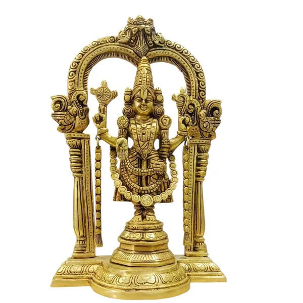 Sjl_Tirupatibalaji_Sri_Venkateswar_Idol_Decorative_Item_Ethnic_Designs_Idol_Statue_Decorative_Showpiece_30_Cm_Brass_Gold