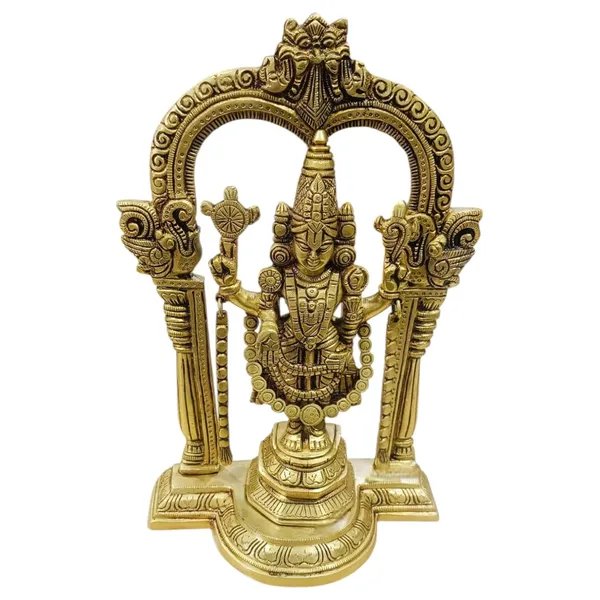 Sjl_Tirupatibalaji_Sri_Venkateswar_Idol_Decorative_Item_Ethnic_Designs_Idol_Statue_Decorative_Showpiece_30_Cm_Brass_Gold