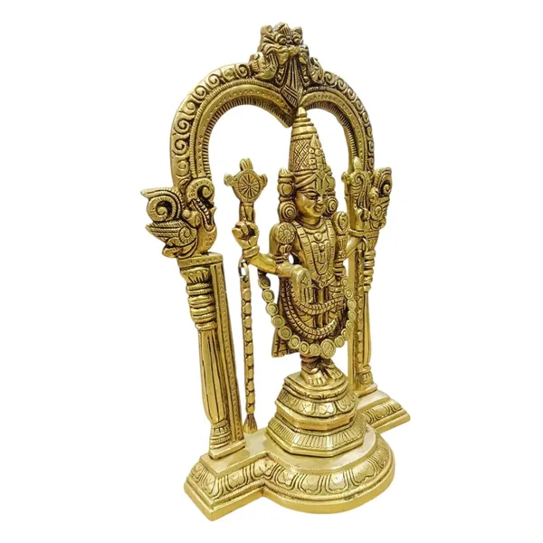 Sjl_Tirupatibalaji_Sri_Venkateswar_Idol_Decorative_Item_Ethnic_Designs_Idol_Statue_Decorative_Showpiece_30_Cm_Brass_Gold
