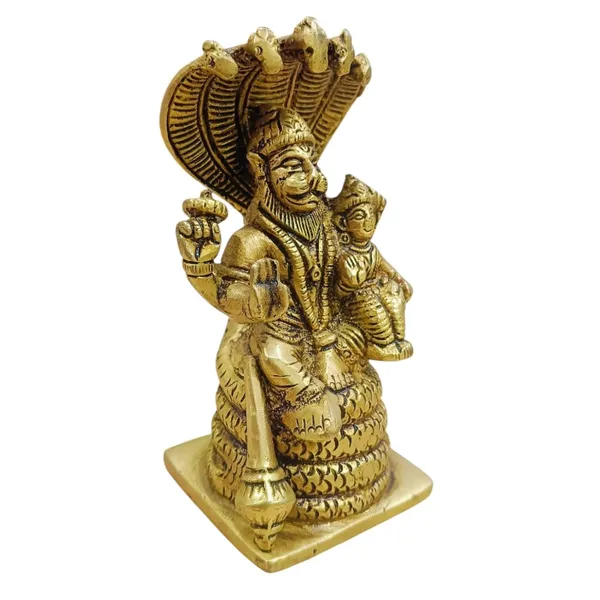 Sjl_Idol_Narasimha_Bhagwan_Reincarnation_Of_Lord_Vishnu_Killing_Hiranyakashipu_For_Decorative_Showpiece_13_Cm_Brass_Gold