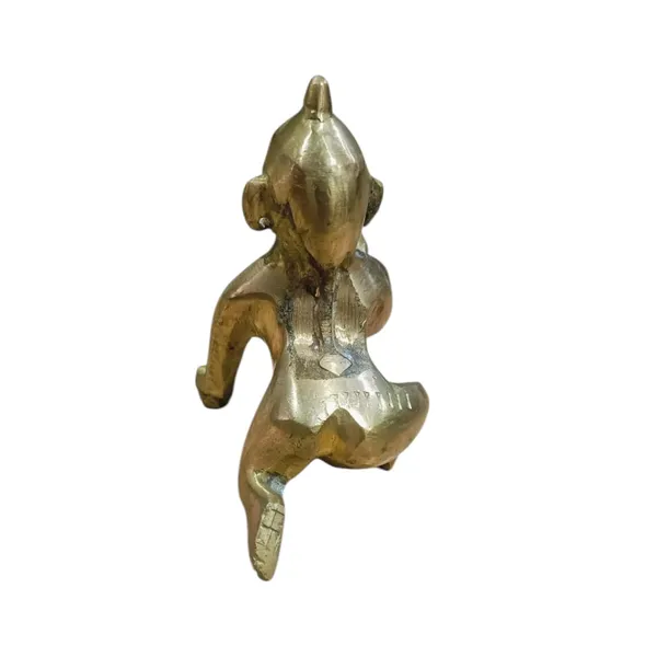 Sjl_Krishna_Statue_Murti_Idol_Sculpture_Makhan_Chor_Ladoo_Gopal_Baby_Decorative_Showpiece_10_Cm_Brass_Gold