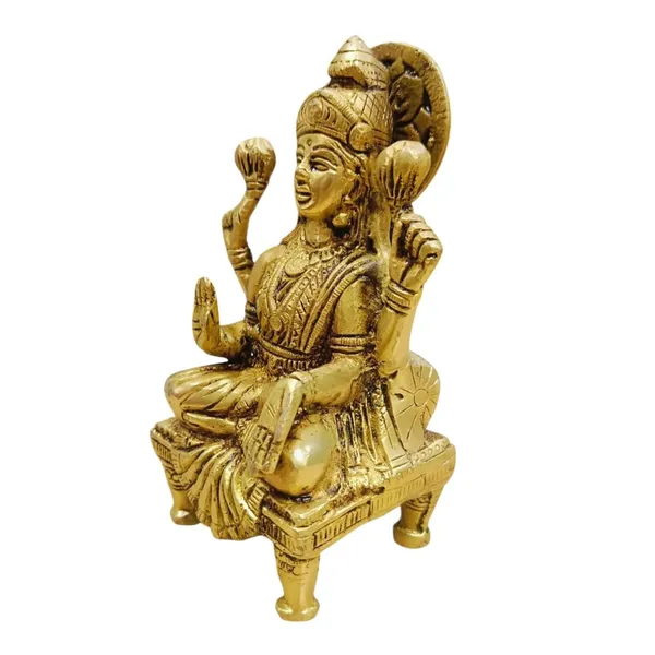Sjl_Sitting_Idol_Of_Goddess_Lakshmi_Ji_Goddess_Of_Wealth_And_Fortune_Mother_Of_The_World_For_House_Warming_And_Gifting_Material_Brass