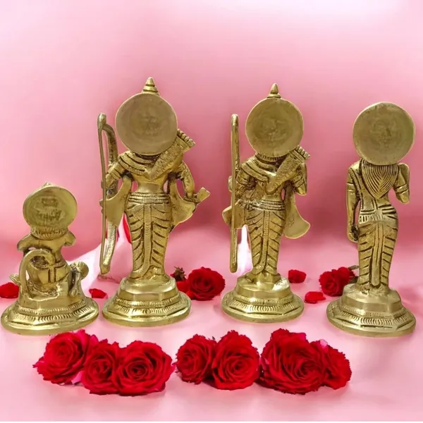 Sjl_Shri_Ram_Darbar_With_Hanuman_Ji_Statue_Idol_For_Home_Decor_Temple_Decorative_Showpiece_21_Cm