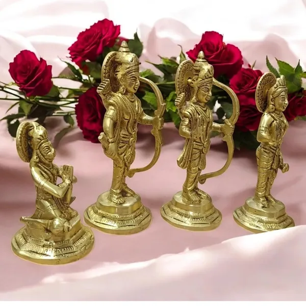 Sjl_Shri_Ram_Darbar_With_Hanuman_Ji_Statue_Idol_For_Home_Decor_Temple_Decorative_Showpiece_21_Cm