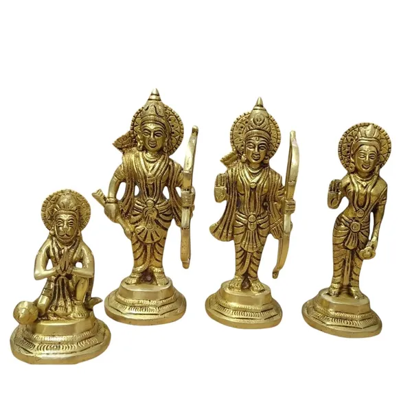 Sjl_Shri_Ram_Darbar_With_Hanuman_Ji_Statue_Idol_For_Home_Decor_Temple_Decorative_Showpiece_21_Cm