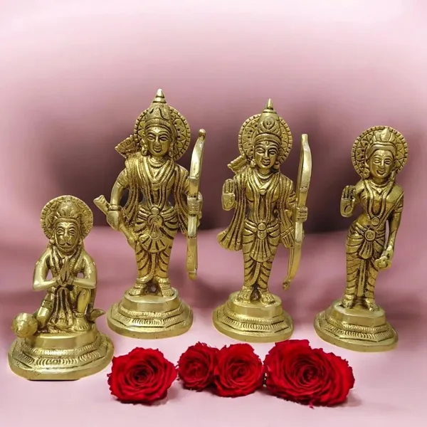 Sjl_Shri_Ram_Darbar_With_Hanuman_Ji_Statue_Idol_For_Home_Decor_Temple_Decorative_Showpiece_21_Cm