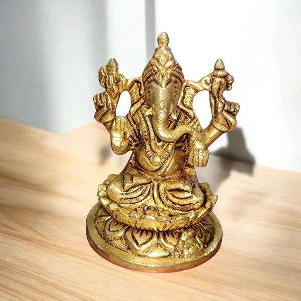 Sjl_Ganesha_Murti_Idol_Ganpati_Idols_Statue_For_Home_Pooja_Living_Decorative_Showpiece_12_Cm