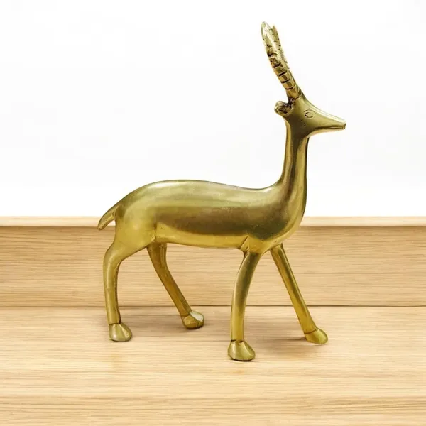 Sjl_Deer_Hiran_Ethnic_Design_Figure_Ideal_For_Gifting_Home_Decor_Statue_Decorative_Showpiece_22_Cm_Brass_Gold