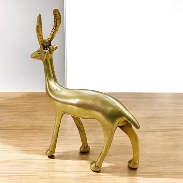 Sjl_Deer_Hiran_Ethnic_Design_Figure_Ideal_For_Gifting_Home_Decor_Statue_Decorative_Showpiece_22_Cm_Brass_Gold