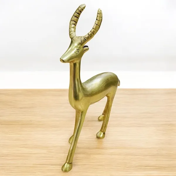 Sjl_Deer_Hiran_Ethnic_Design_Figure_Ideal_For_Gifting_Home_Decor_Statue_Decorative_Showpiece_22_Cm_Brass_Gold