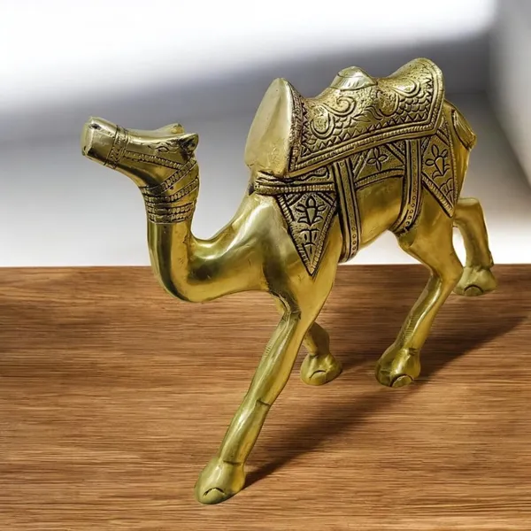 Sjl_Antique_Design_Camel_Decor_Statue_Of_Good_Luck_Home_Office_Desktop_Decorative_Showpiece_18_Cm_Brass_Gold