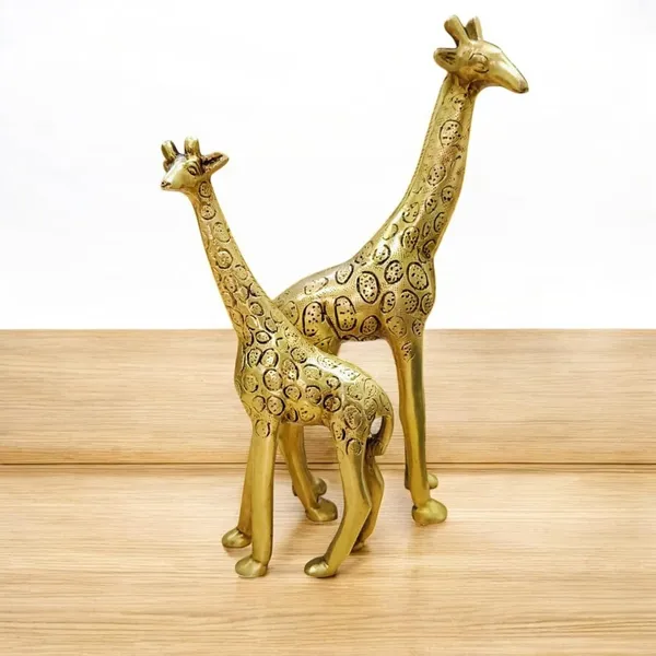 Sjl_Giraffe_Pair_Set_Handmade_Statue_For_Home_Office_Decor_Vastu_Animal_Unique_Decorative_Showpiece_25_Cm_Brass_Gold
