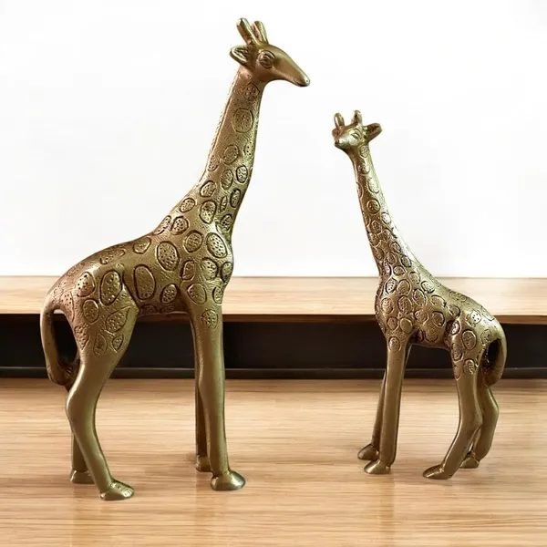 Sjl_Giraffe_Pair_Set_Handmade_Statue_For_Home_Office_Decor_Vastu_Animal_Unique_Decorative_Showpiece_25_Cm_Brass_Gold