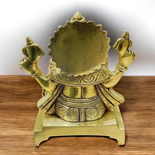Ganesha_Murti_Idol_Ganpati_Idols_Statue_For_Home_Pooja_Living_Decorative_Showpiece_18_Cm_Brass_Gold
