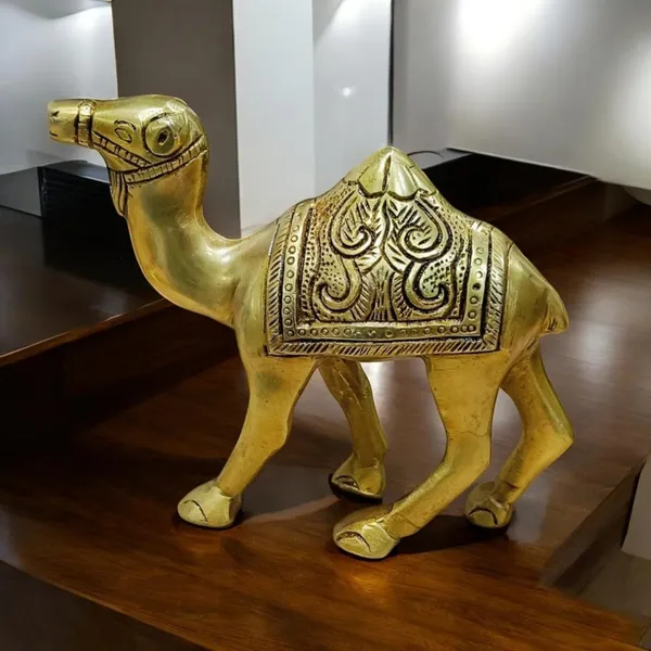 Sjl_Antique_Design_Camel_Decor_Statue_Of_Good_Luck_Home_Office_Desktop_Decorative_Showpiece_12_Cm_Brass_Gold