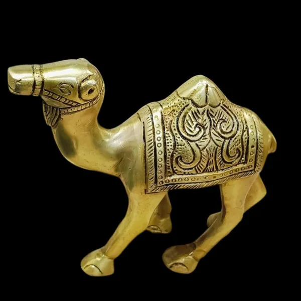 Sjl_Antique_Design_Camel_Decor_Statue_Of_Good_Luck_Home_Office_Desktop_Decorative_Showpiece_12_Cm_Brass_Gold