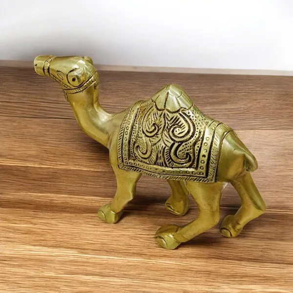 Sjl_Antique_Design_Camel_Decor_Statue_Of_Good_Luck_Home_Office_Desktop_Decorative_Showpiece_12_Cm_Brass_Gold