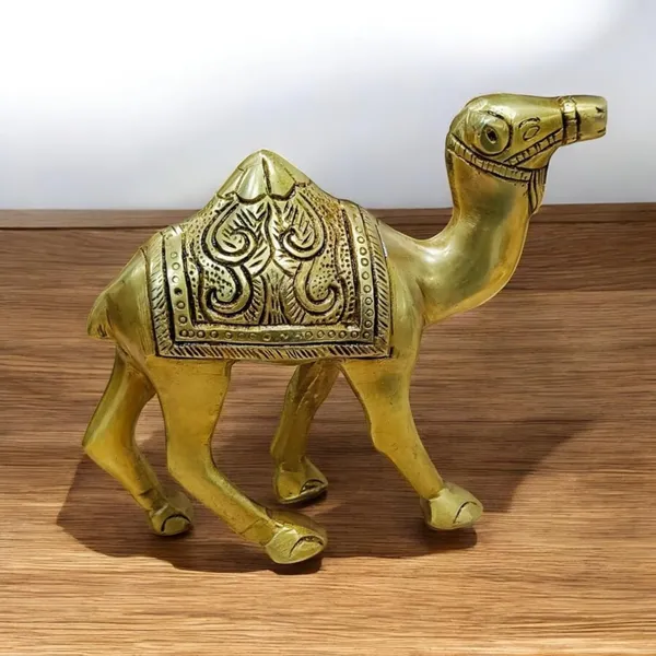 Sjl_Antique_Design_Camel_Decor_Statue_Of_Good_Luck_Home_Office_Desktop_Decorative_Showpiece_12_Cm_Brass_Gold