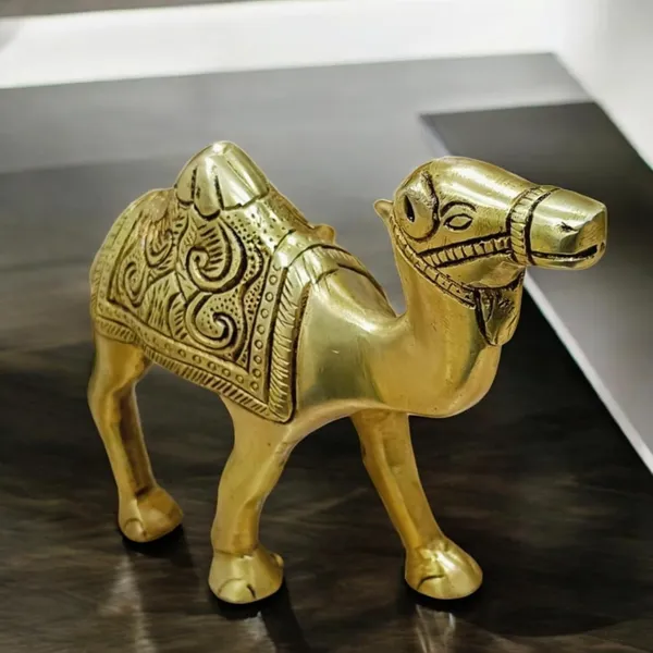 Sjl_Antique_Design_Camel_Decor_Statue_Of_Good_Luck_Home_Office_Desktop_Decorative_Showpiece_12_Cm_Brass_Gold