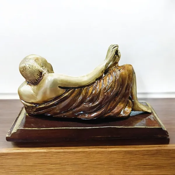 Sjl_Idol_Neem_Karoli_Baba_Statue_For_Pooja_Mandir_Home_Temple_Office_Shelf_Decor_Decorative_Showpiece_12_Cm_Brass_Gold