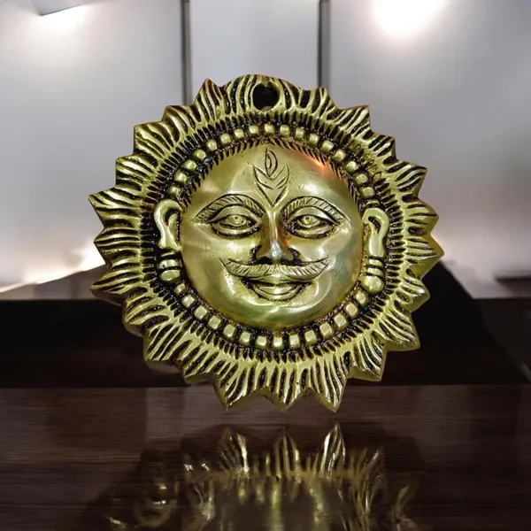 Sjl_Vastu_Surya_Face_Wall_Hanging_Elegant_Suraj_Face_For_Positivity_At_Home_Decor_Decorative_Showpiece_10_Cm_Brass_Gold