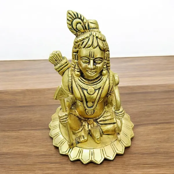 Sjl_Shree_Ram_Lalla_Bal_Swaroop_Statue_For_Home_Idol_Ram_Lalla_Decor_Accent_Antique_Decorative_Showpiece_13_Cm_Brass_Gold