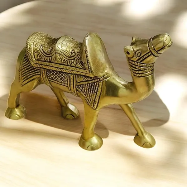 Sjl_Antique_Design_Camel_Decor_Statue_Of_Good_Luck_Home_Office_Desktop_Decorative_Showpiece_15_Cm_Brass_Gold