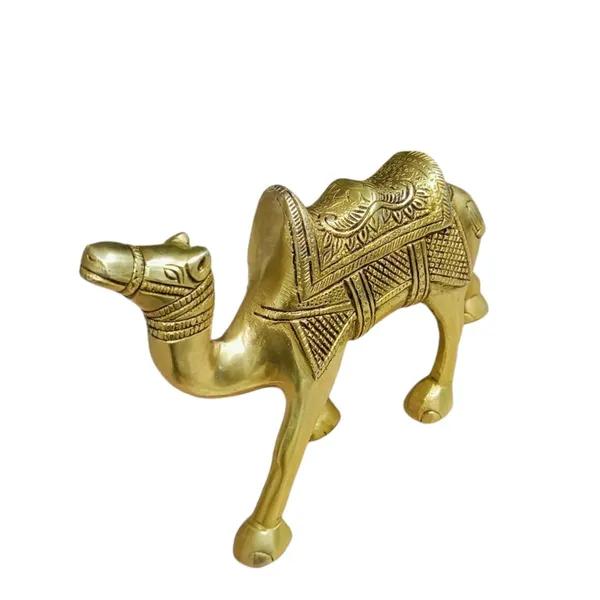 Sjl_Antique_Design_Camel_Decor_Statue_Of_Good_Luck_Home_Office_Desktop_Decorative_Showpiece_15_Cm_Brass_Gold