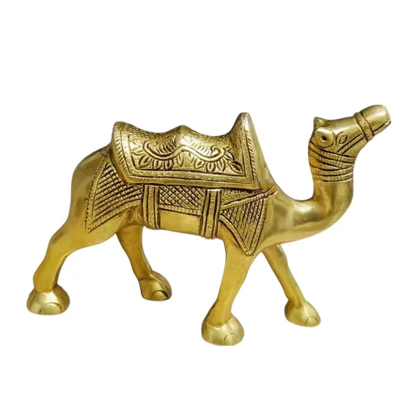 Sjl_Antique_Design_Camel_Decor_Statue_Of_Good_Luck_Home_Office_Desktop_Decorative_Showpiece_15_Cm_Brass_Gold
