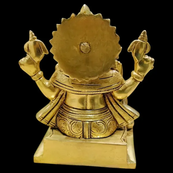 Ganesha_Murti_Idol_Ganpati_Idols_Statue_For_Home_Pooja_Living_Decorative_Showpiece_21_Cm_Brass_Gold