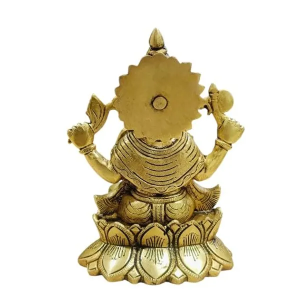 Sjl_Ganesha_Statue_Idol_Ganpati_Idols_Statue_For_Home_Pooja_Living_Decorative_Showpiece_18_Cm_Brass_Gold