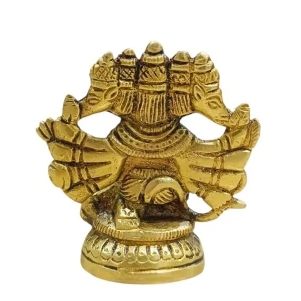 Panchmukhi_Hanuman_Ji_God_Turquoise_Handmade_Panchmukhi_Hanuman_Ji_God_Statue_Decorative_Showpiece_8_Cm_Brass_Gold