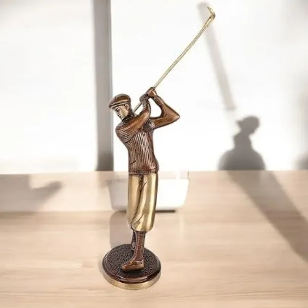 Sjl_Golf_Figurine_Sculpture_Golfer_Game_Trophy_Showpiece_Idol_For_Gifts_Item_Unique_Decorative_Showpiece_24_Cm_Brass_Gold