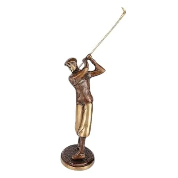 Sjl_Golf_Figurine_Sculpture_Golfer_Game_Trophy_Showpiece_Idol_For_Gifts_Item_Unique_Decorative_Showpiece_24_Cm_Brass_Gold