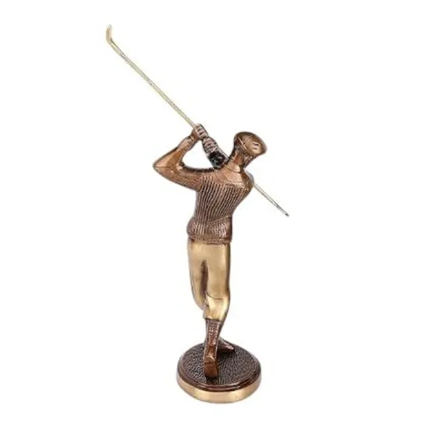 Sjl_Golf_Figurine_Sculpture_Golfer_Game_Trophy_Showpiece_Idol_For_Gifts_Item_Unique_Decorative_Showpiece_24_Cm_Brass_Gold