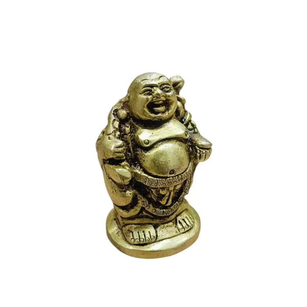 Sjl_Brass_Laughing_Buddha_Sitting_Statue_Idol_For_Happiness_Prosperity_For_Gifting_Dashboard_Attracting_Money_Wealth_Prosperity_Financial_Good_Luck_Decorative_Showpiece_7_Cm_Brass_Gold