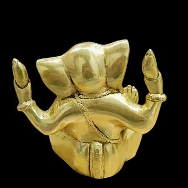 Sjl_Brass_Lord_Ganesha_Murti_Statue_Idol_Ganpati_Idols_For_Dashboard_Perfect_For_Pooja_Home_Office_Living_Gift_Decor_Decorative_Showpiece_15_Cm_Brass_Gold