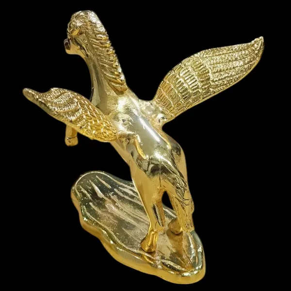 Sjl_Brass_Flying_Angel_Horse_Pegasus_Animal_Feng_Shui_Showpiece_For_Home_Entrance_Decorative_Home_Office_Showpiece_Figurine_Gifting_Decorative_Showpiece_14_Cm_Brass_Gold