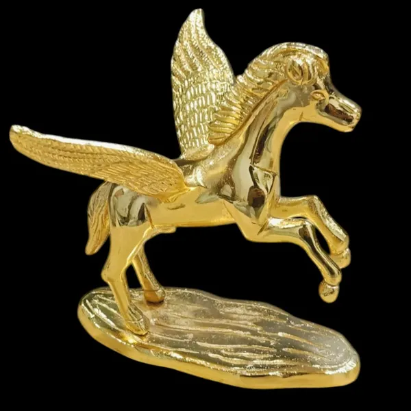 Sjl_Brass_Flying_Angel_Horse_Pegasus_Animal_Feng_Shui_Showpiece_For_Home_Entrance_Decorative_Home_Office_Showpiece_Figurine_Gifting_Decorative_Showpiece_14_Cm_Brass_Gold