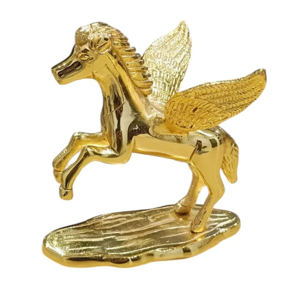 Sjl_Brass_Flying_Angel_Horse_Pegasus_Animal_Feng_Shui_Showpiece_For_Home_Entrance_Decorative_Home_Office_Showpiece_Figurine_Gifting_Decorative_Showpiece_14_Cm_Brass_Gold