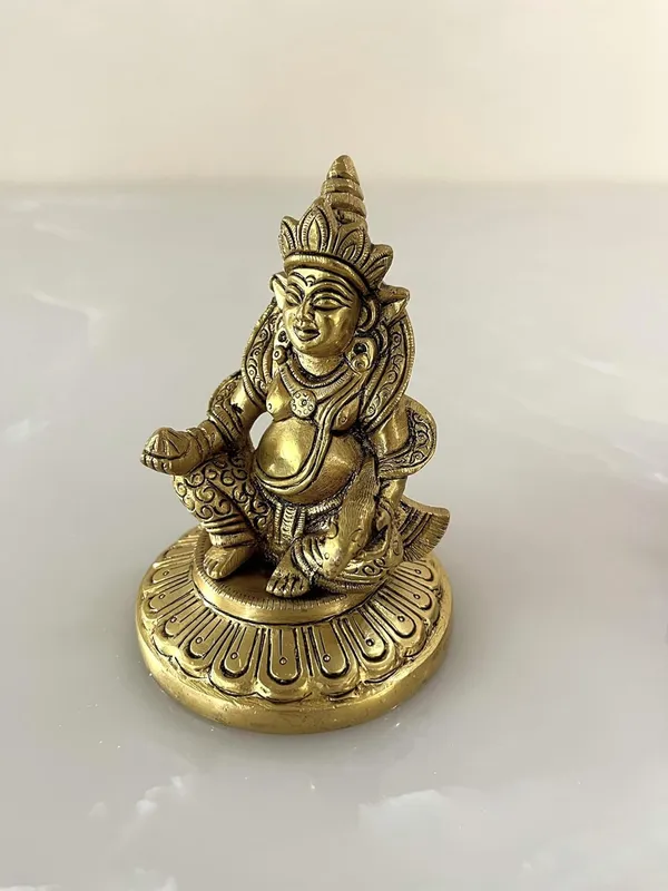 Sjl_Brass_Lord_Kuber_For_Vastu_Wealth_Prosperity_Money_Idol_Kuber_For_Home_Wealth_Prosperity_Car_Dashboard_Pooja_Room_Office_Desk_Dhan_Kuber_Diwali_Pooja_Decorative_Showpiece_13_Cm_Brass_Gold