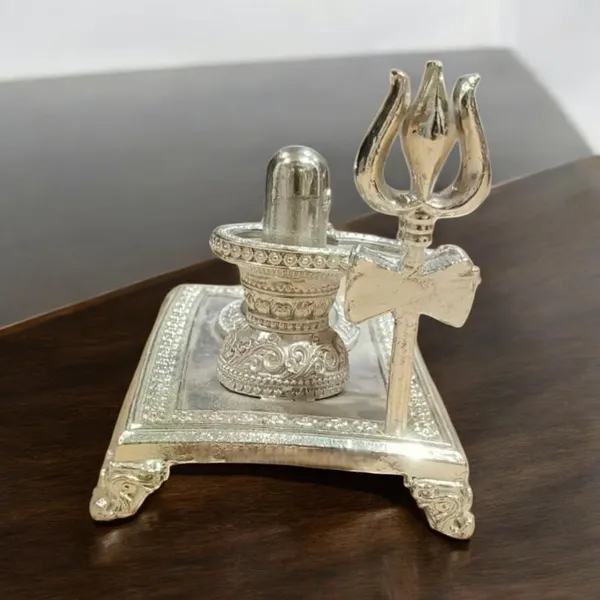 Sjl_Lord_Shiva_Shivling_Mahadev_With_Trishul_Nandi_Idol_For_Good_Luck_Success_Decorative_Showpiece_10_Cm_Brass_Gold