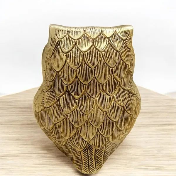 Sjl_Owl_Statue_For_The_Presence_Of_Goddess_Laxmi_For_Wealth_Guarding_At_Home_Office_Gift_Purpose_Decorative_Showpiece_19_Cm_Brass_Gold