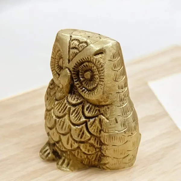 Sjl_Owl_Statue_For_The_Presence_Of_Goddess_Laxmi_For_Wealth_Guarding_At_Home_Office_Gift_Purpose_Decorative_Showpiece_6_Cm_Brass_Gold