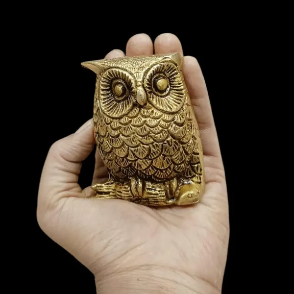 Sjl_Brass_Statue_Owl_Decor_Decorative_For_The_Presence_Of_Goddess_Laxmi_For_Wealth_Guarding_At_Home_Office_Gift_Purpose_Decorative_Showpiece_8_Cm_Brass_Gold
