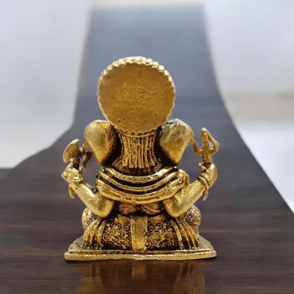 Sjl_Wax_Casting_Brass_Antique_Finish_Lord_Ganesha_Idol_Decorative_Ganpati_Murti_For_Home_Temple_Office_And_Gift_Purposes_Pooja_Living_Decorative_Showpiece_5_Cm_Brass_Gold
