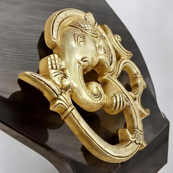 Sjl_Wall_Hanging_Lord_Ganesha_In_Om_Showpiece_For_Decor_Ideal_Gifting_Purposes_Decorative_Showpiece_21_Cm_Brass_Gold